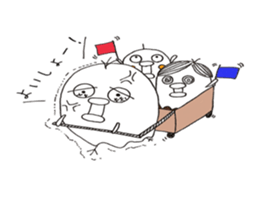 Three noisy birds sticker #10498682