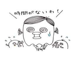 Three noisy birds sticker #10498694