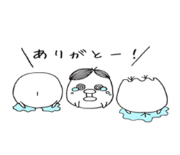 Three noisy birds sticker #10498703