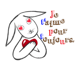 "Bonjour! Paris-lapin" Shinsuke Kawahara sticker #10498724