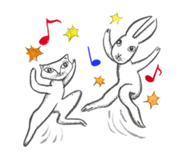 "Bonjour! Paris-lapin" Shinsuke Kawahara sticker #10498731