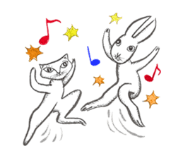 "Bonjour! Paris-lapin" Shinsuke Kawahara sticker #10498731