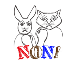 "Bonjour! Paris-lapin" Shinsuke Kawahara sticker #10498733