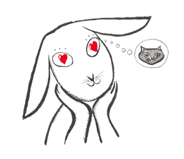 "Bonjour! Paris-lapin" Shinsuke Kawahara sticker #10498736