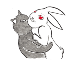 "Bonjour! Paris-lapin" Shinsuke Kawahara sticker #10498737