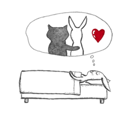 "Bonjour! Paris-lapin" Shinsuke Kawahara sticker #10498738