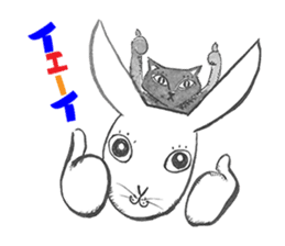 "Bonjour! Paris-lapin" Shinsuke Kawahara sticker #10498740