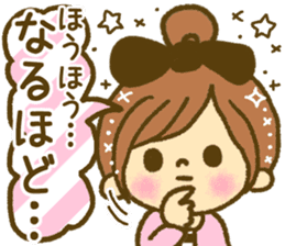 Drawing girls sticker 5 honorific ver. sticker #10499770