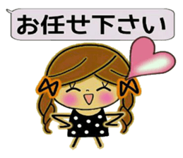 Pretty! Toque of girls 4 sticker #10499800