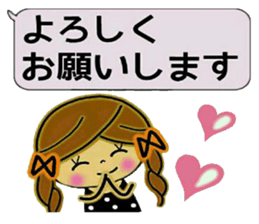 Pretty! Toque of girls 4 sticker #10499807