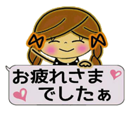 Pretty! Toque of girls 4 sticker #10499809