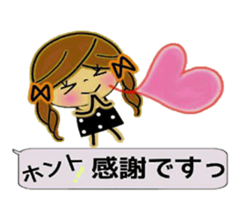 Pretty! Toque of girls 4 sticker #10499810