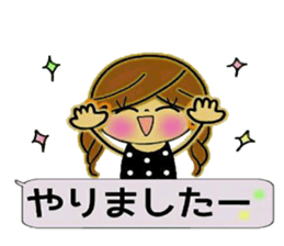 Pretty! Toque of girls 4 sticker #10499815