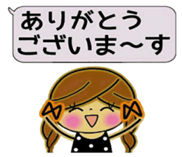 Pretty! Toque of girls 4 sticker #10499816