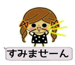 Pretty! Toque of girls 4 sticker #10499817