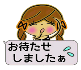 Pretty! Toque of girls 4 sticker #10499833