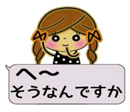 Pretty! Toque of girls 4 sticker #10499835