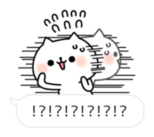 The exaggerated too cat(Balloon ver.) sticker #10499922