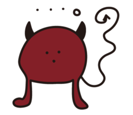 DeBois the red devil sticker #10500081