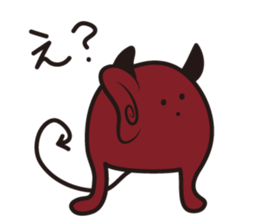 DeBois the red devil sticker #10500084
