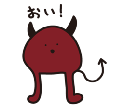 DeBois the red devil sticker #10500085