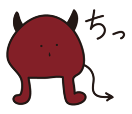 DeBois the red devil sticker #10500094