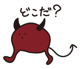 DeBois the red devil sticker #10500098
