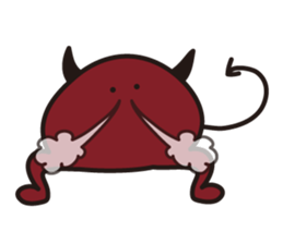 DeBois the red devil sticker #10500105