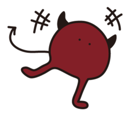 DeBois the red devil sticker #10500113
