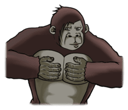 The gorilla sticker #10500200