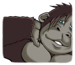 The gorilla sticker #10500202