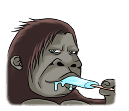 The gorilla sticker #10500204