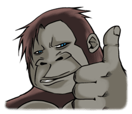The gorilla sticker #10500209