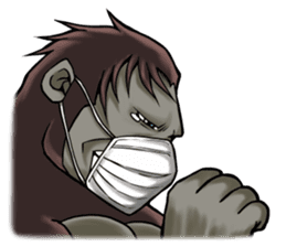 The gorilla sticker #10500215