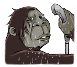 The gorilla sticker #10500230