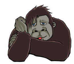 The gorilla sticker #10500231