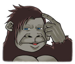 The gorilla sticker #10500234