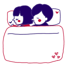 living together with you sticker #10500355