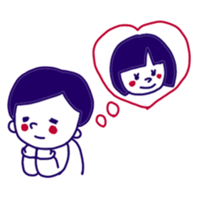 living together with you sticker #10500357