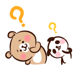 Panda " Panta" and Mr.Kumagai Basic set* sticker #10500827