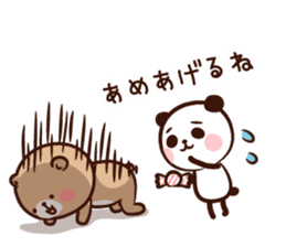 Panda " Panta" and Mr.Kumagai Basic set* sticker #10500834