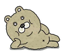 Fat bear. sticker #10502125