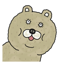 Fat bear. sticker #10502126