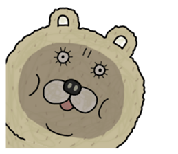 Fat bear. sticker #10502127