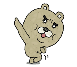 Fat bear. sticker #10502151