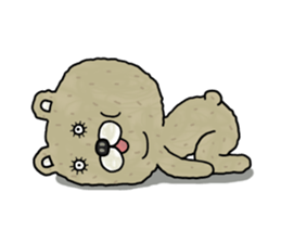 Fat bear. sticker #10502159