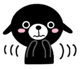 little  fat  dog  2 sticker #10502371