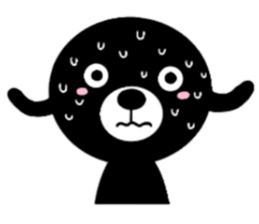 little  fat  dog  2 sticker #10502378