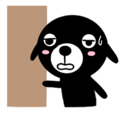 little  fat  dog  2 sticker #10502387