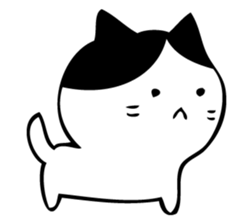 Only a cat. sticker #10502563